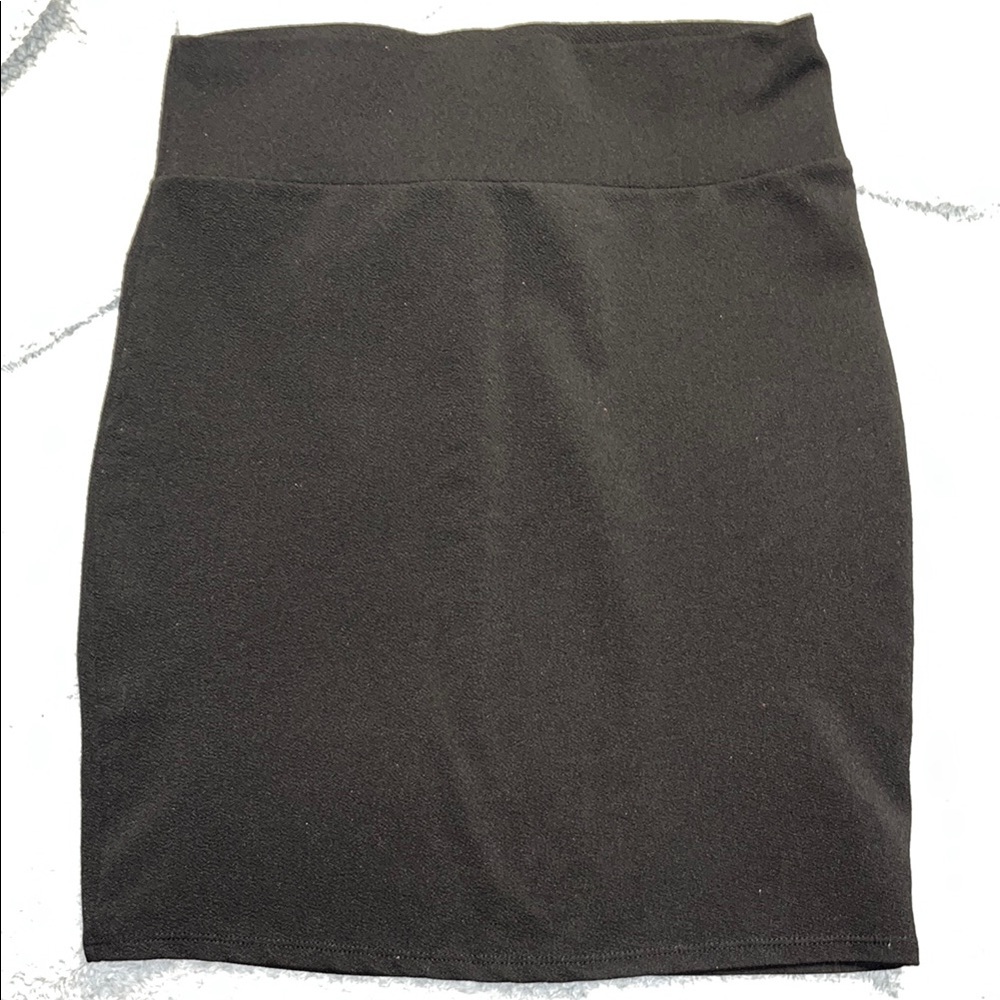 LuLaRoe Black Mini Pencil Skirt Work